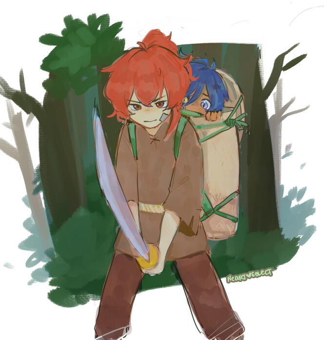 colored sketch
